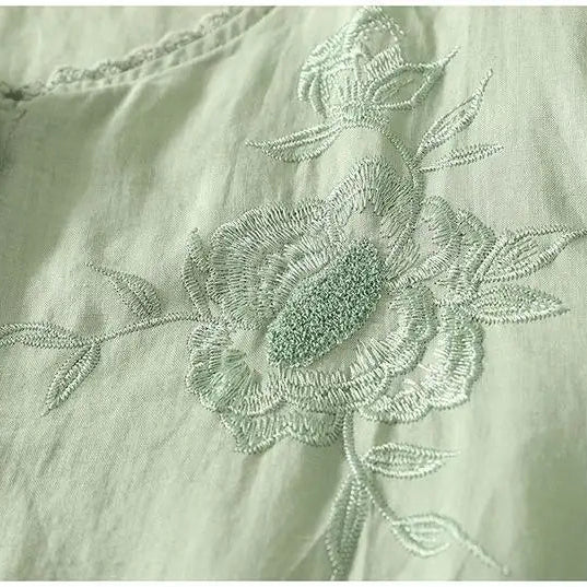 Women's Premium Embroidered Cotton Shirt