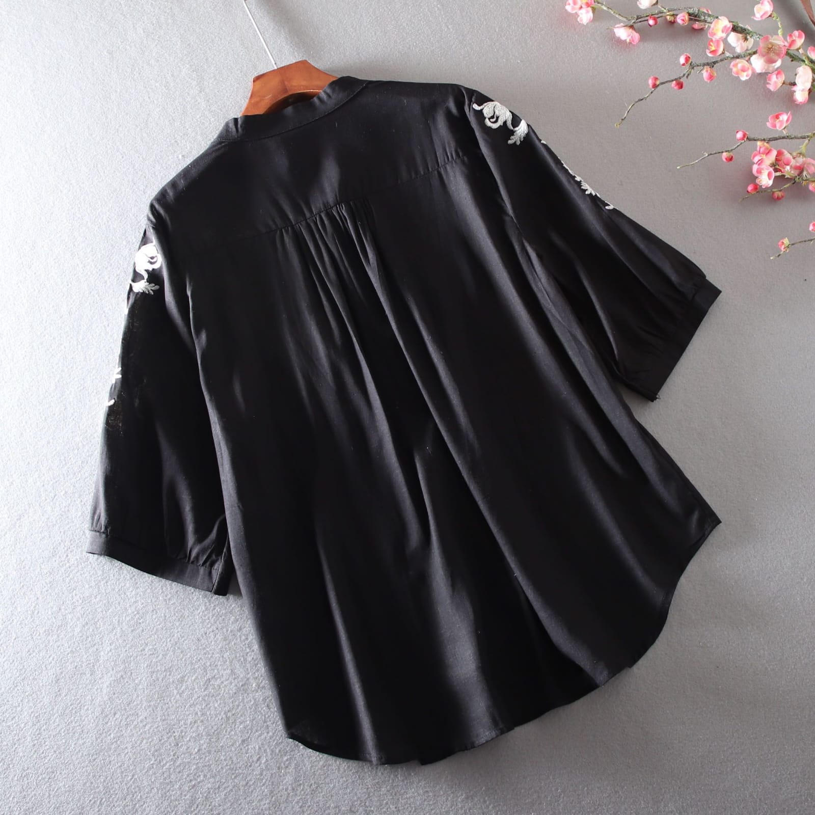 pure cotton Embroidered  Shirt Top